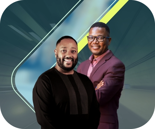 Musa Kalenga and Dr Andy Mabaso